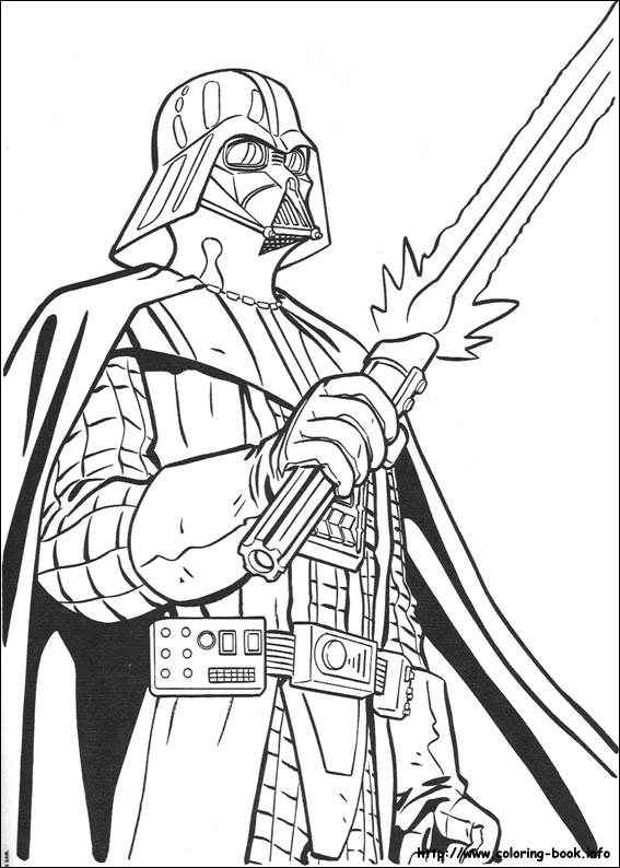 Star Wars coloring picture